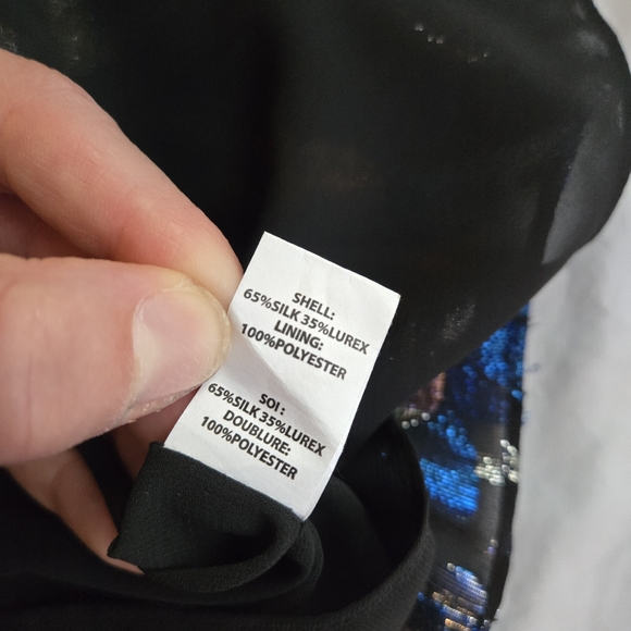 Ramy Brook sz 4 Shaina Lurex Silk Jacquard Mini Dress - Picture 9 of 12